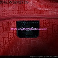 DIOR 2102克光配銀色扣手提包 2935487 W32H27D9CM 4000 (4)
