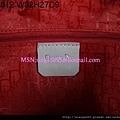 DIOR 2102粉紅配銀色扣手提包 2935487 W32H27D9CM 4000 (4)