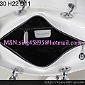 DIOR 6322 白光配銀色扣手提包 2935468 W30H22D11CM 4000 (3)