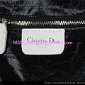 DIOR 6322 白光配銀色扣手提包 2935468 W30H22D11CM 4000 (4)