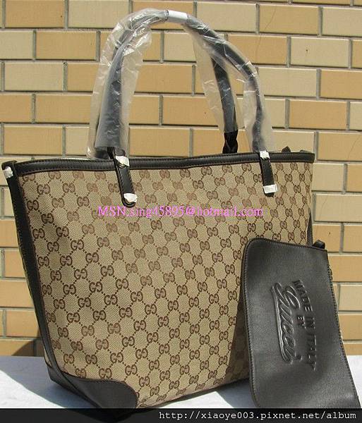 GUCCI-247209咖啡色肩背包 3000 (1)