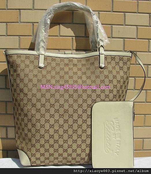 GUCCI-247220白色肩背包 3000 (1)