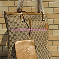 GUCCI-247220淺咖啡色肩背包 3000 (1)