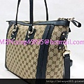 GUCCI-247281墨綠色肩背斜挎兩用包 3000 (1)