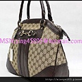GUCCI-247285咖啡色手提包 3500 (1)