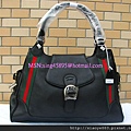 GUCCI-247599黑色全皮單肩包W42.5 H31.5 D16 CM 4500