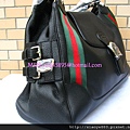 GUCCI-247599黑色全皮單肩包W42.5 H31.5 D16 CM 4500 (4)