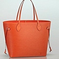 LV-M40882水波紋橙色束口包購物包單間包女包W32H29D19cm售價3800元.jpg