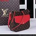 LV M41679老花配紅色女士斜背包W27H23D7 (1).jpg