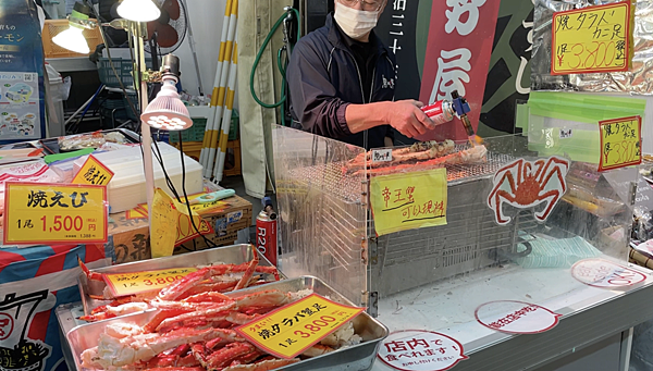 Osaka_大阪黑門市場（有）西川鮮魚店、黑銀、石橋、黑門三