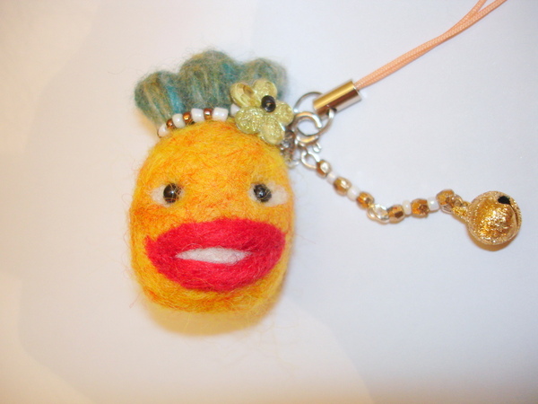 pineapple key ring