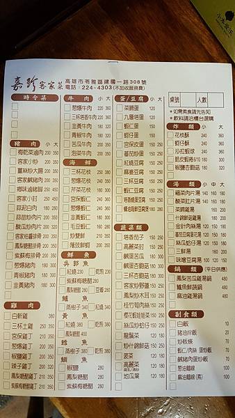 高雄美食推薦嘉珍客家菜建國店