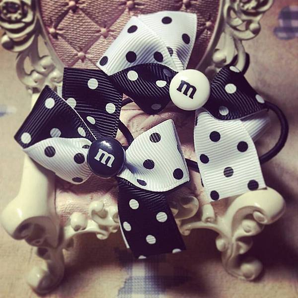 MM巧克力髮束(一對)