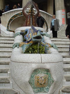 Park Guell-13 馬賽克蜥蜴