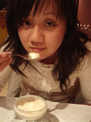 結果甜點也是充滿奶味的米霜.JPG