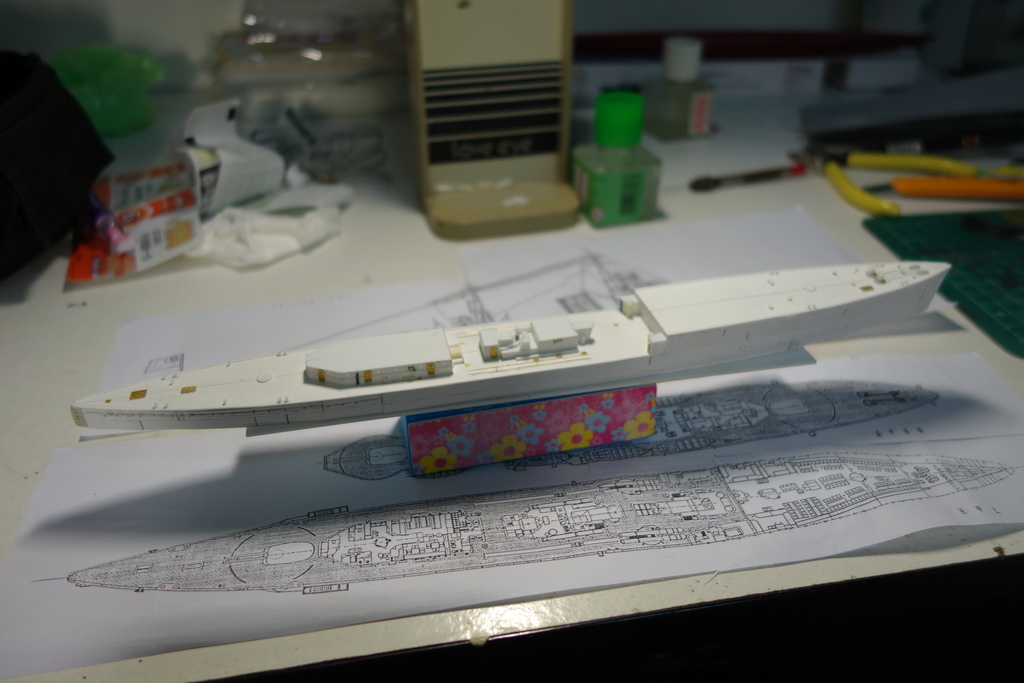 DSC07372.JPG - 1/350世界唯一平海軍艦製作紀錄