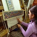 傳統手工地毯工廠-織布婦女
