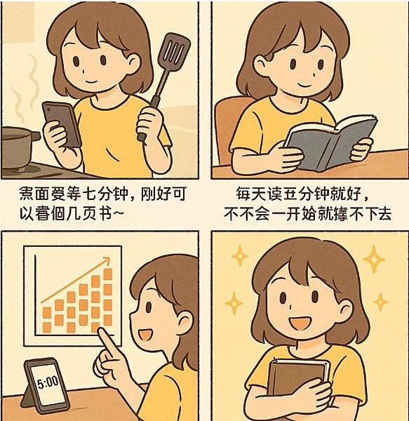 7.很想看書,但沒有時間--每天閱讀五分鐘 7.很想看書,但沒有時間--每天閱讀五分鐘