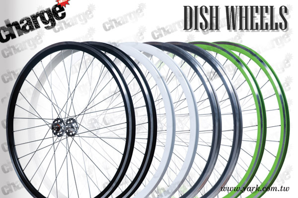 DISH WHEELS 輪圈組 (白色/紅色/銀色/綠色)