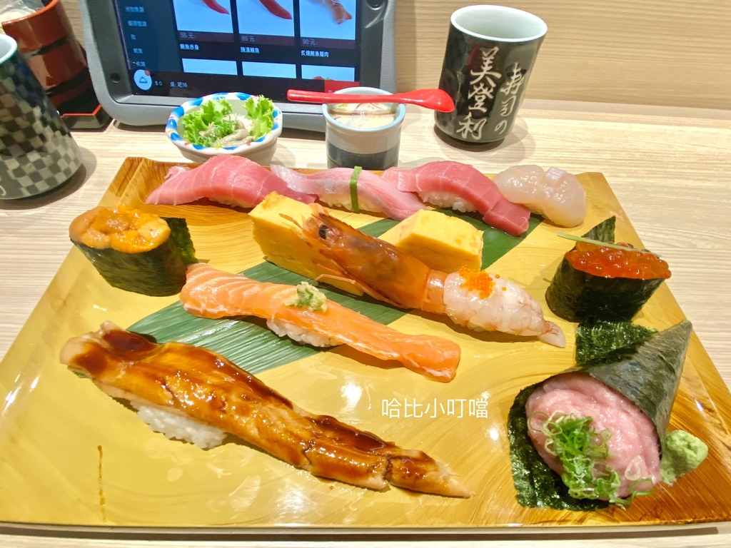 壽司,美登利,LaLaport,生魚片,握壽司拼盤,干貝,鮭魚,台中,東區,台中生魚片,壽司美登利,台中LaLaport,台中餐廳,台中美食,台中壽司,壽司店,握壽