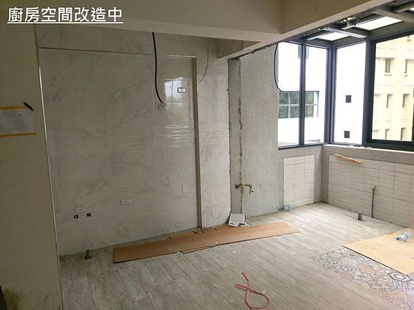 嘉義廚具-友竹街L型廚具+造型浴櫃(美式鄉村風)5