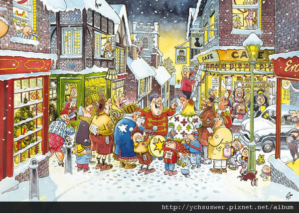 FJ17256-Wasgij Christmas 4 White Christmas Jigsaw Puzzle-w