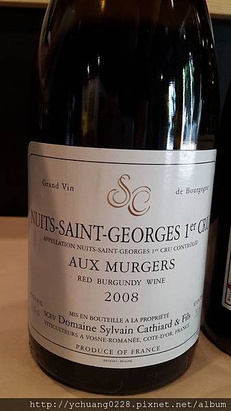 2008 Sylvain Cathiard, Nuit St. Georges 1er Aux Murgers