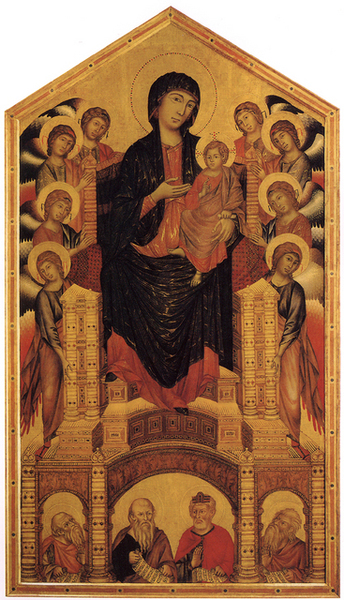 cimabue-寶座聖母像﹝The Madonna in M