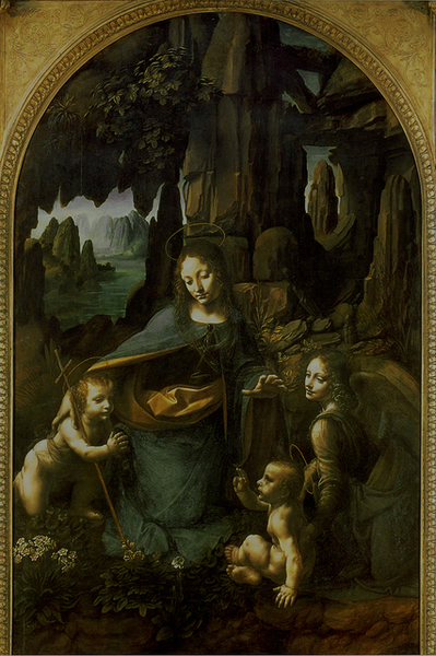 davinci-岩洞中的聖母﹝Madonna of the