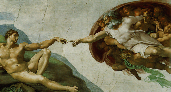 michelangelo-創造亞當﹝The Creation