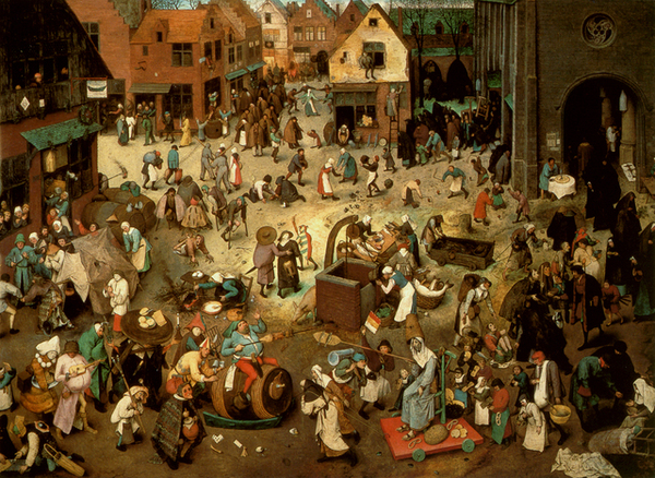 bruegel-狂歡節和四旬齋之間的爭鬥