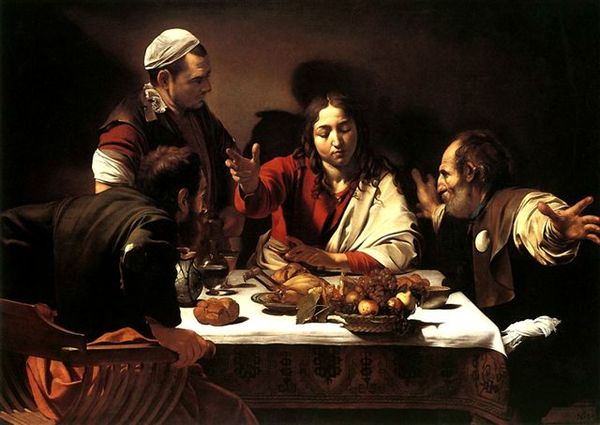 caravaggio-在伊默斯的晚餐﹝The Supper at Emmaus﹞