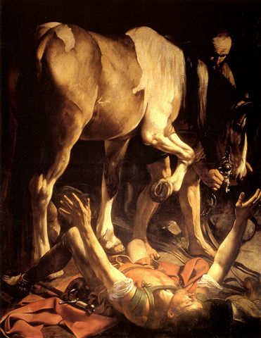 caravaggio-聖保羅的死難﹝The Conversion of St. Paul﹞