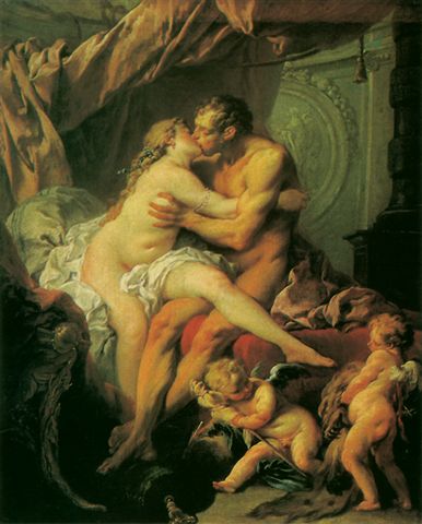 boucher-海克力斯與歐菲兒﹝Hercules and Omphale﹞