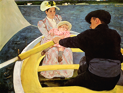 cassatt-划船﹝The Boating Party﹞1893m