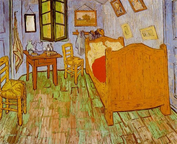 Van Gogh - 在阿爾的臥室﹝The Bedroom at Arles﹞