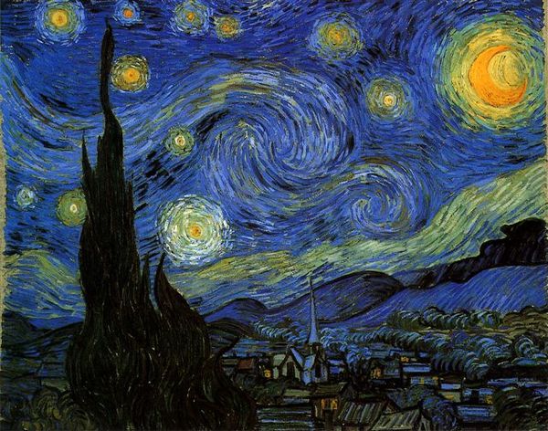 van gogh - 星月夜﹝The Starry Night﹞ 1889