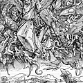 Durer 杜勒-St. Michael's fight against the dragon-1498