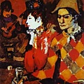 In 'Lapin Agile' or Harlequin with a Glass. 1905.jpg