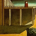 Chirico 基里訶 - 蒙帕尼斯車站﹝Montparnasse Station﹞1914