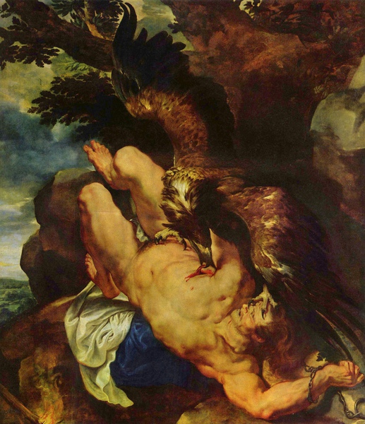 Peter Paul Rubens and Frans Snyders, Prometheus Bound, 1611–12. Philadelphia Museum of Art.