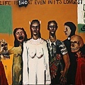 John Cougar Mellencamp painting titled 「Life is short」