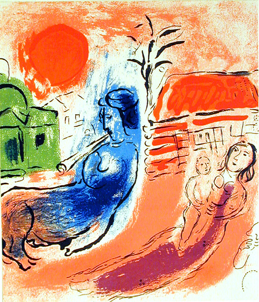 Marc Chagall - Maternite Centaur