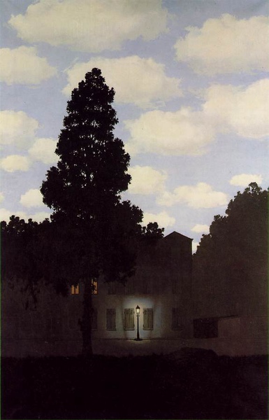 Magritte - The Empire of Lights, 1954