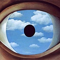 René Magritte - The False Mirror, 1928