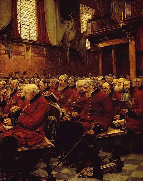 The last Muster by Hubert von Herkomer 1875