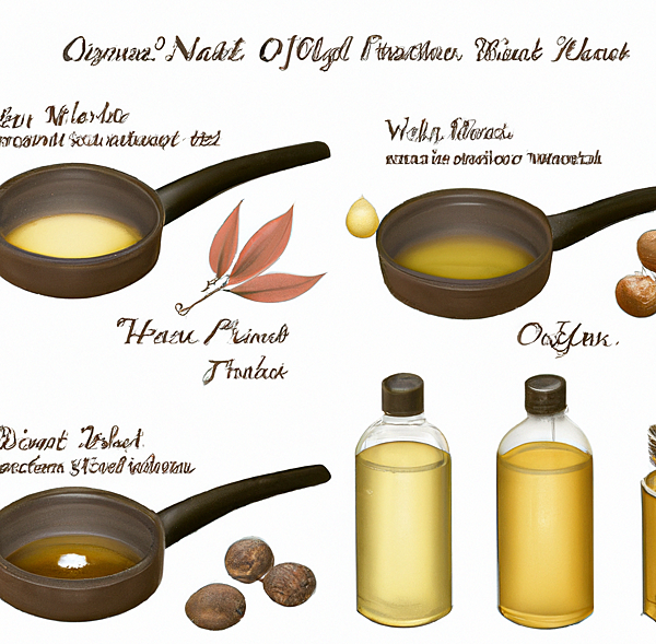 yellowdaddy2023-03-15 18.03.38 - Cooking Applications of Nut Oils_ Various Choices such as Olive Oil, Walnut Oil.  in a traditional Japanese painting style.
