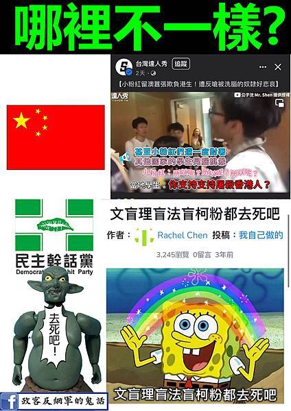 民進黨側翼跟你們口中的小粉紅有什麼不一樣?[政客側翼害台灣]