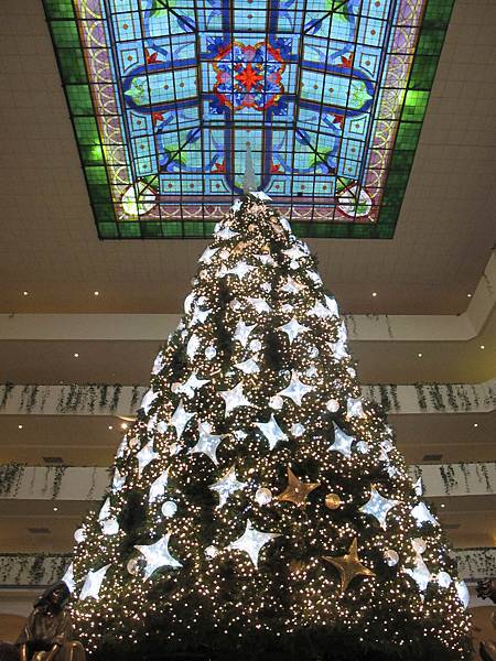 大廳的應景聖誕樹