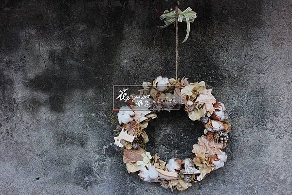 白樺木北歐鄉村風聖誕圈 白樺木北歐鄉村風聖誕圈